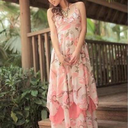 Fashion Beach Sundress Boho Maxi Long Dresses